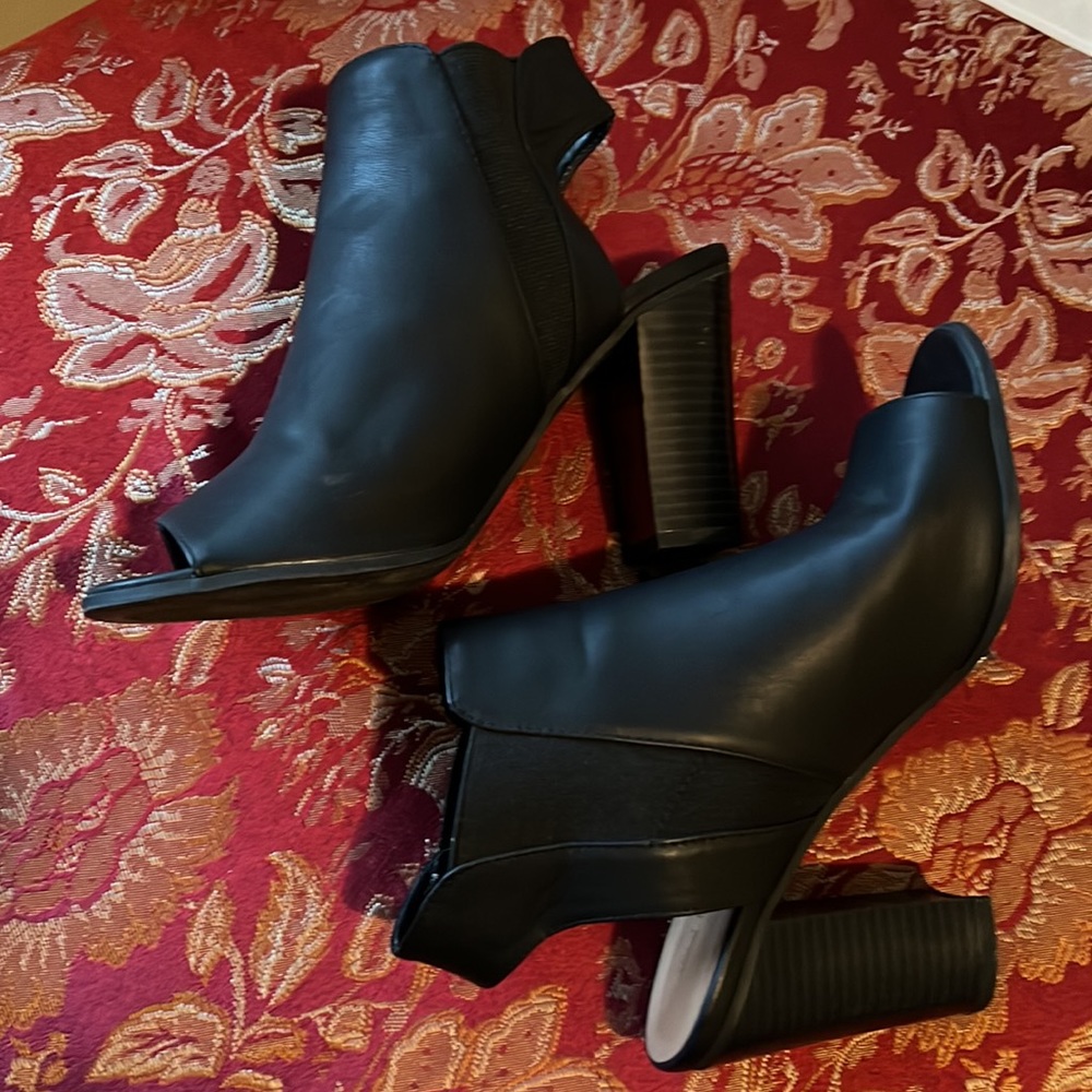 Call It Spring Black Open Toe Size 7 1/2 New - image 6